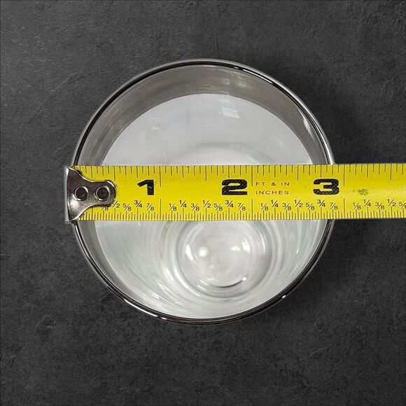 Set of 8 Dorothy Thorpe Silver Band Highball Glasses Vintage MCM Barware - Picture 7 of 8